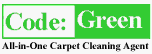 Code:Green Carpet Cleaning Agent